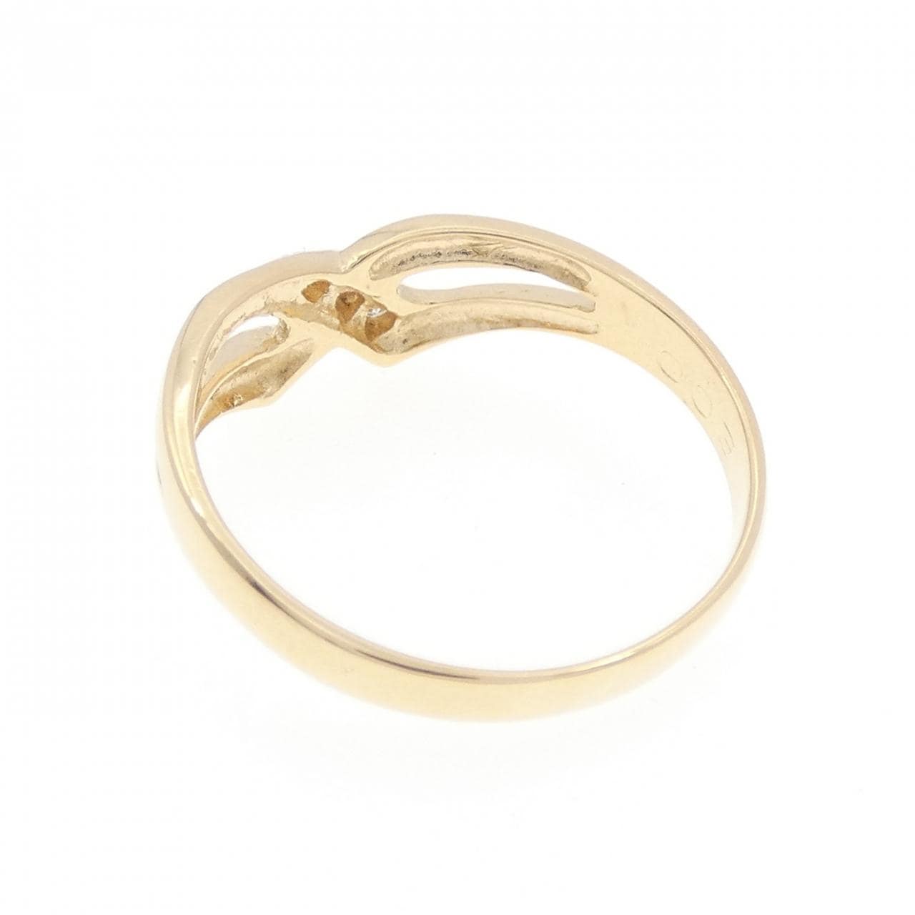 K18YG ダイヤモンド リング 0.03CT