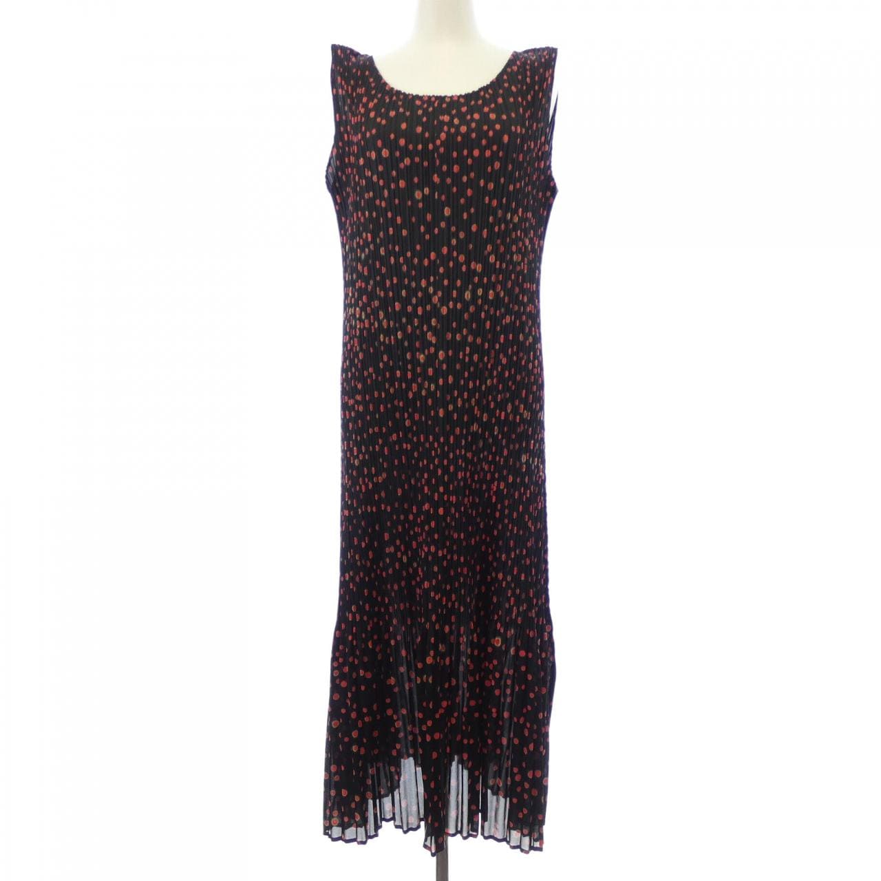 【ヴィンテージ】プリーツプリーズ PLEATS PLEASE 2004 ドット 消しプリーツ PP41-JH806 7559023 ワンピース