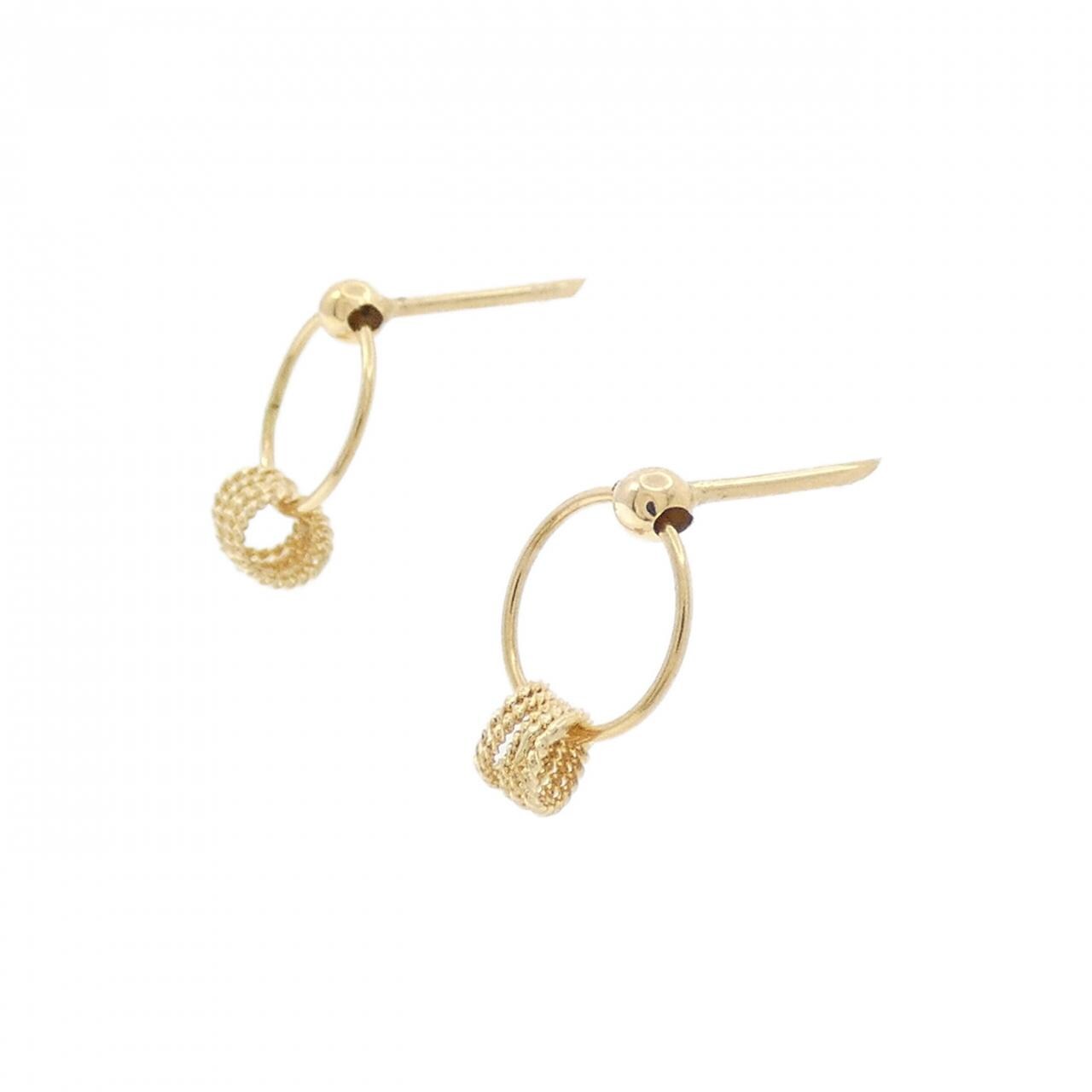K18YG earrings