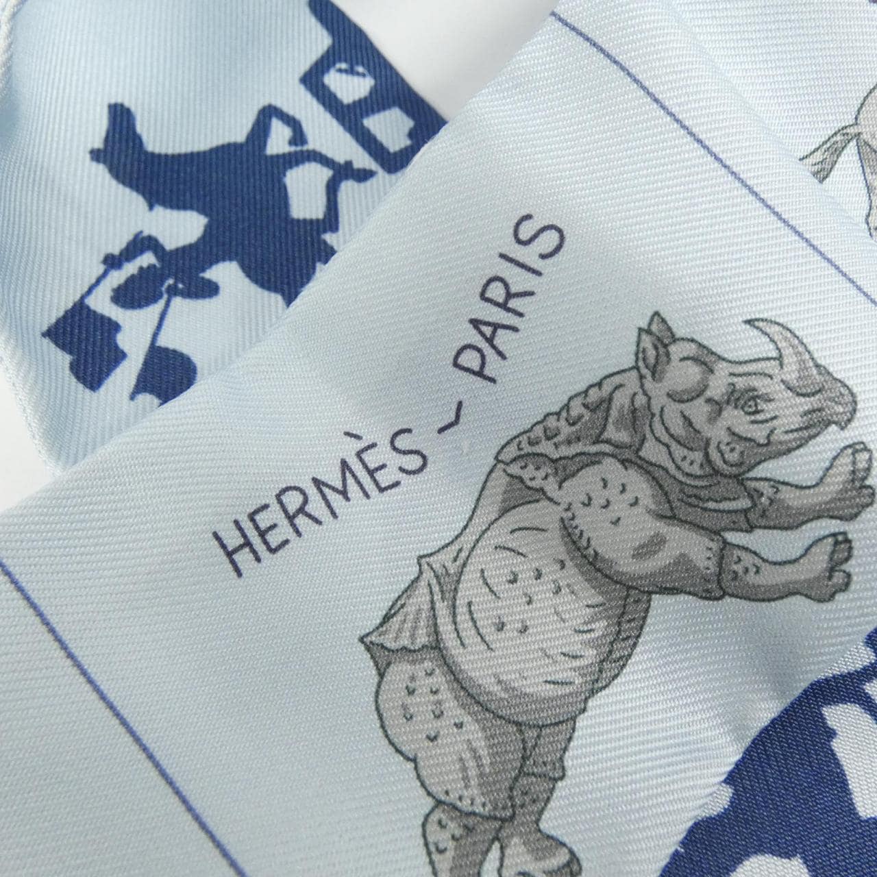 [未使用品] HERMES PARADE Twilly 064150S 围巾