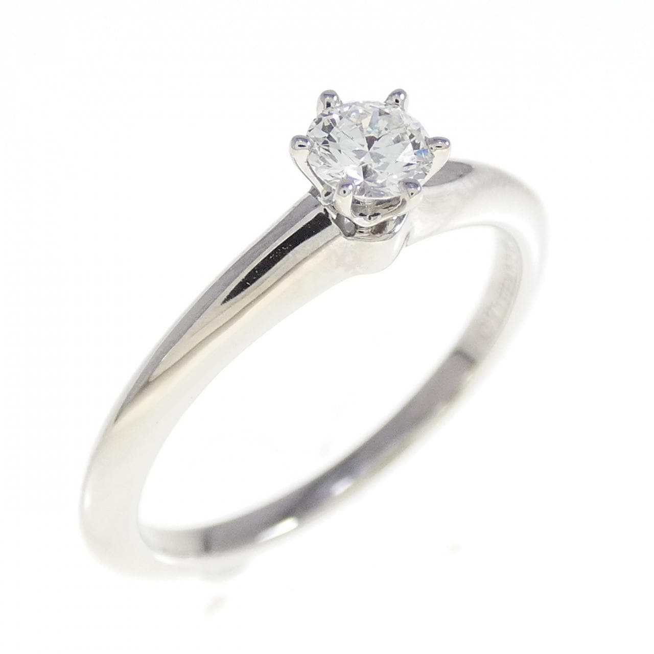ティファニー クラシックソリティア リング 0.20CT