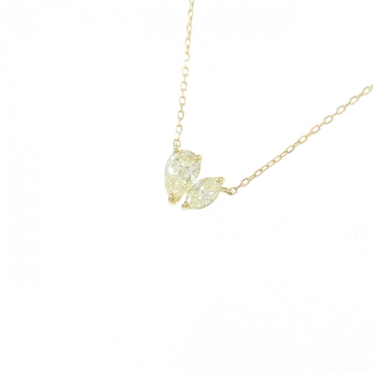【新品】K18YG ダイヤモンド ネックレス 0.30CT