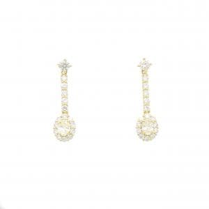 【新品】K18YG ダイヤモンド ピアス 0.60CT