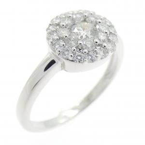 K18WG ダイヤモンド リング 0.50CT