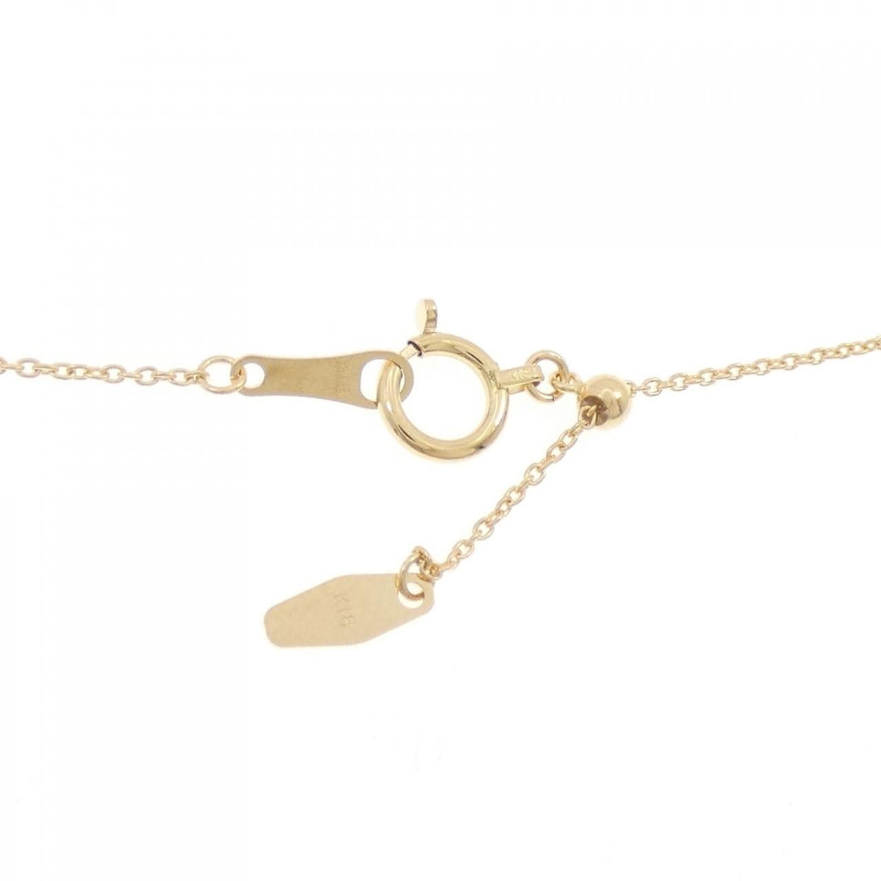 【リメイク】K18YG ダイヤモンド ネックレス 0.512CT G SI1 3EXT H&C