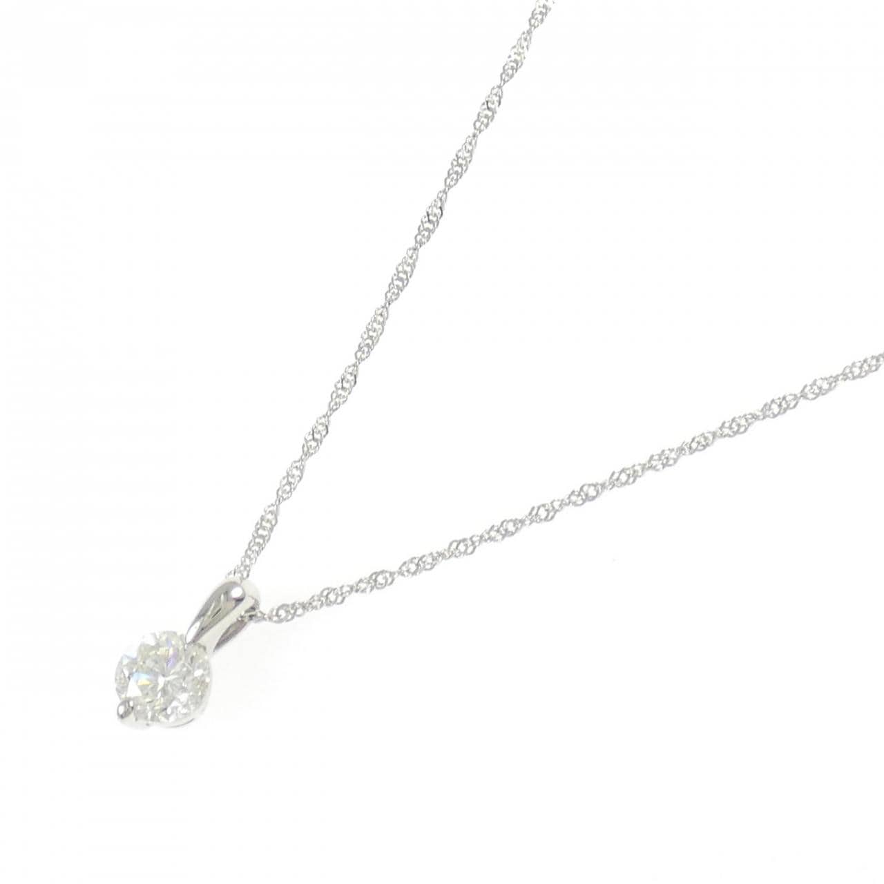 PT900/PT850 ソリティア ダイヤモンド ネックレス 1.007CT