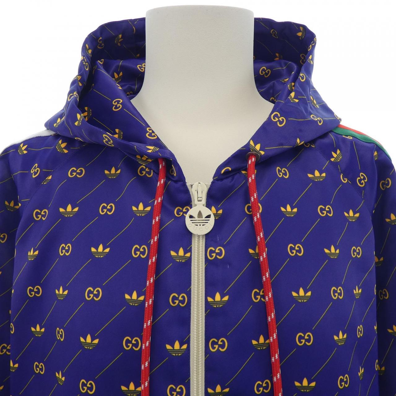 グッチ GUCCI ADIDAS TREFOIL PRINT JACKET 691428 ZAJCZ ブルゾン