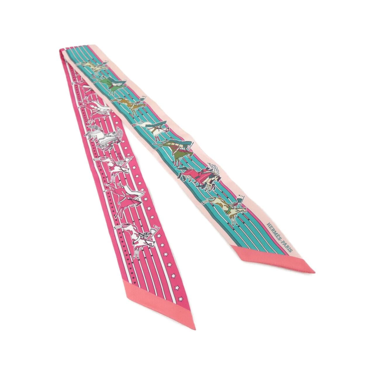 エルメス PANI LA SHAR PAWNEE ツイリー 063587S スカーフ