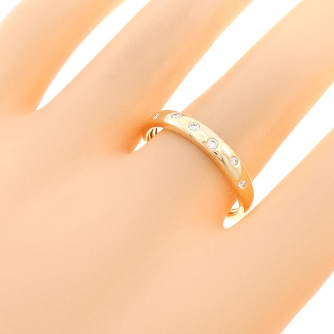 K18YG ダイヤモンド リング 0.10CT