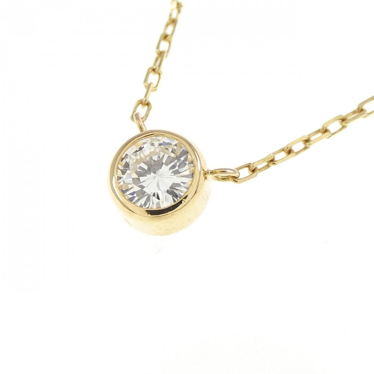 K18YG ダイヤモンド ネックレス 0.18CT