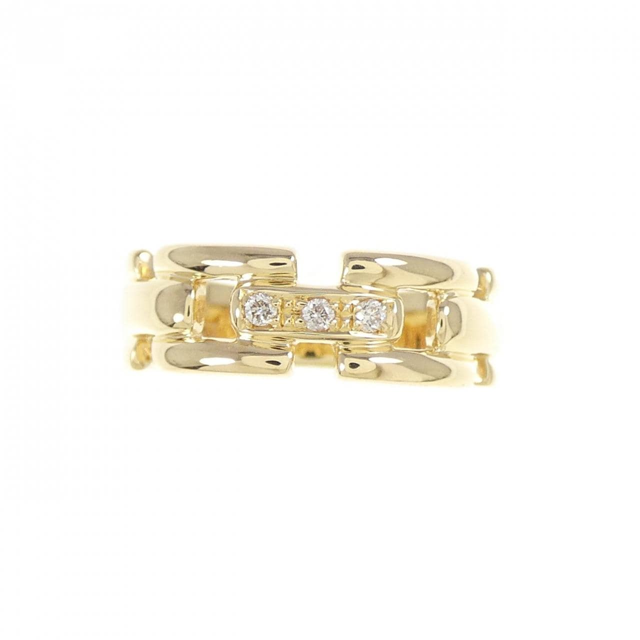 K18YG ダイヤモンド リング 0.03CT
