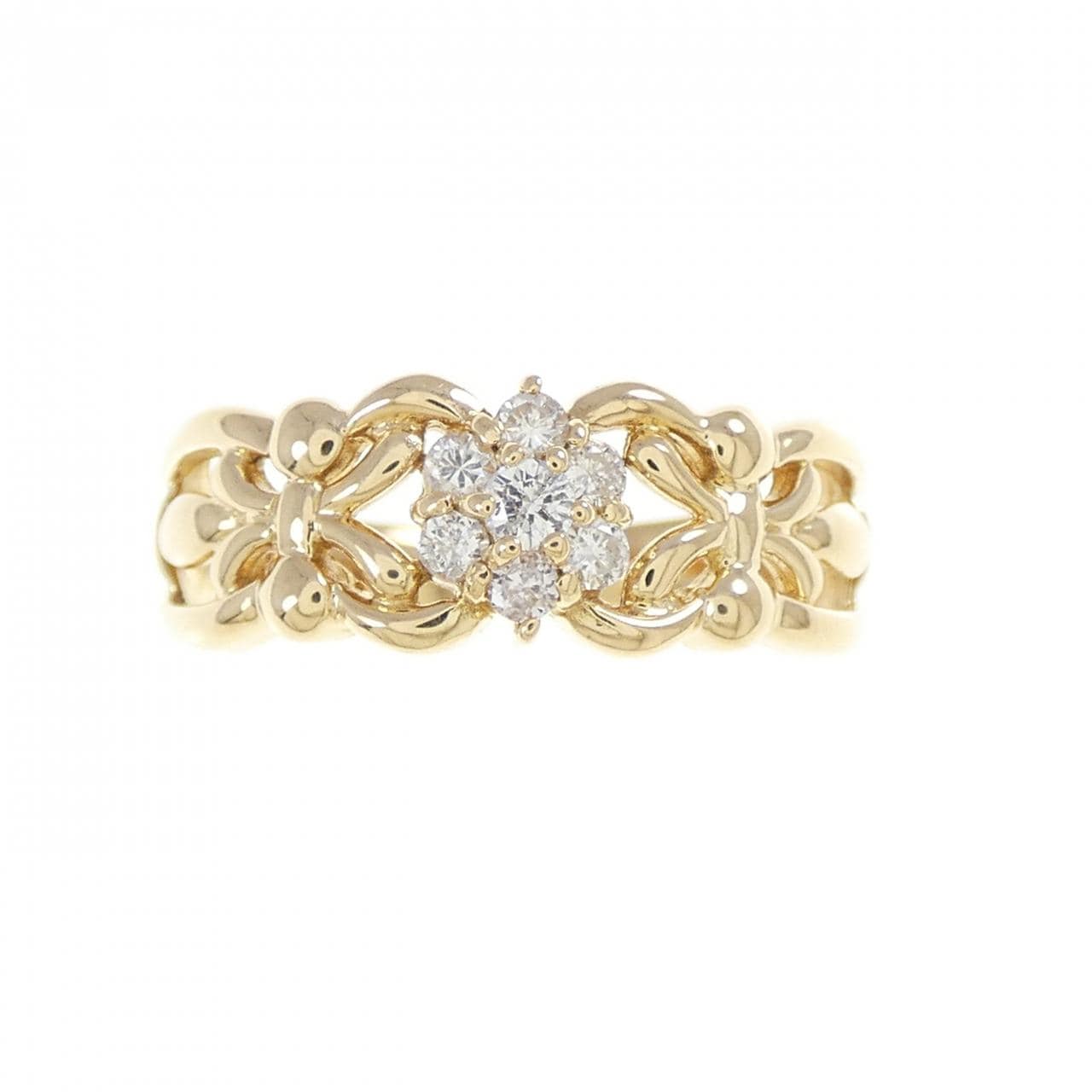K18YG ダイヤモンド リング 0.15CT