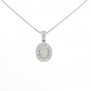 PT900/PT850 ダイヤモンド ネックレス 0.601CT