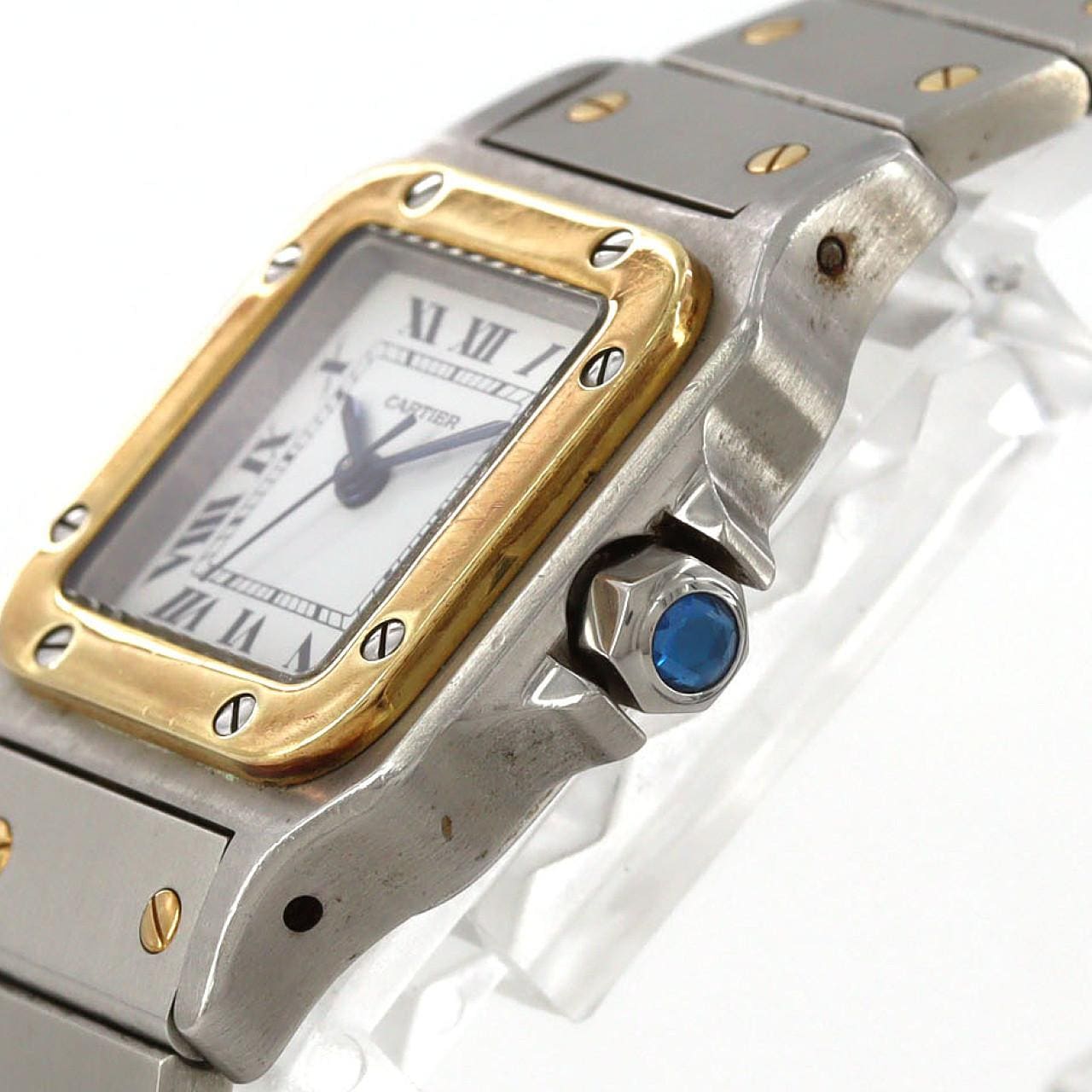 【ノーメンテナンス還元価格】カルティエ サントスSM コンビ SSxYG 自動巻