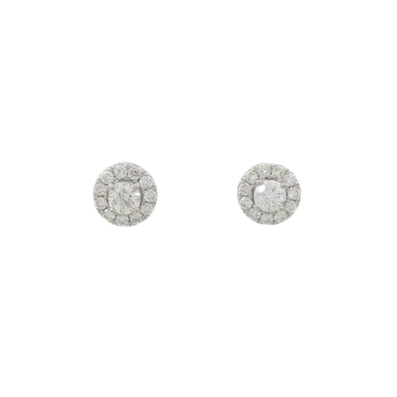 PT950/PT900 ダイヤモンド ピアス 0.50CT