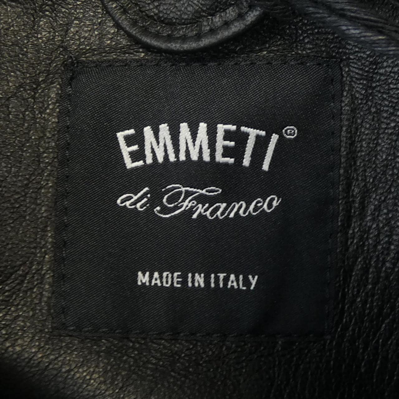 Enmety EMMETI皮革骑士夹克