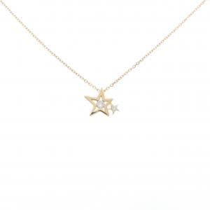 4゜C スター ダイヤモンド ネックレス 0.070CT
