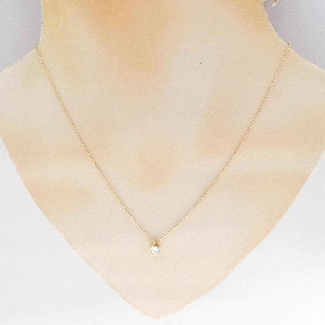 K18YG ダイヤモンド ネックレス 0.28CT