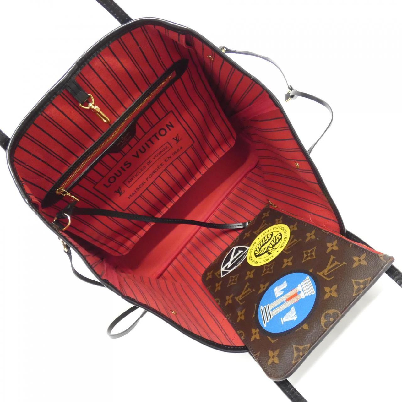 ルイヴィトン モノグラム ワールドツアー ネヴァーフル MM M42844 バッグ