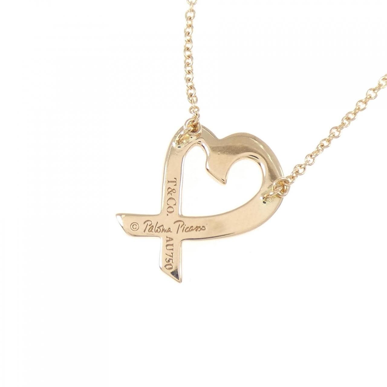 ティファニー ラビングハート ネックレス