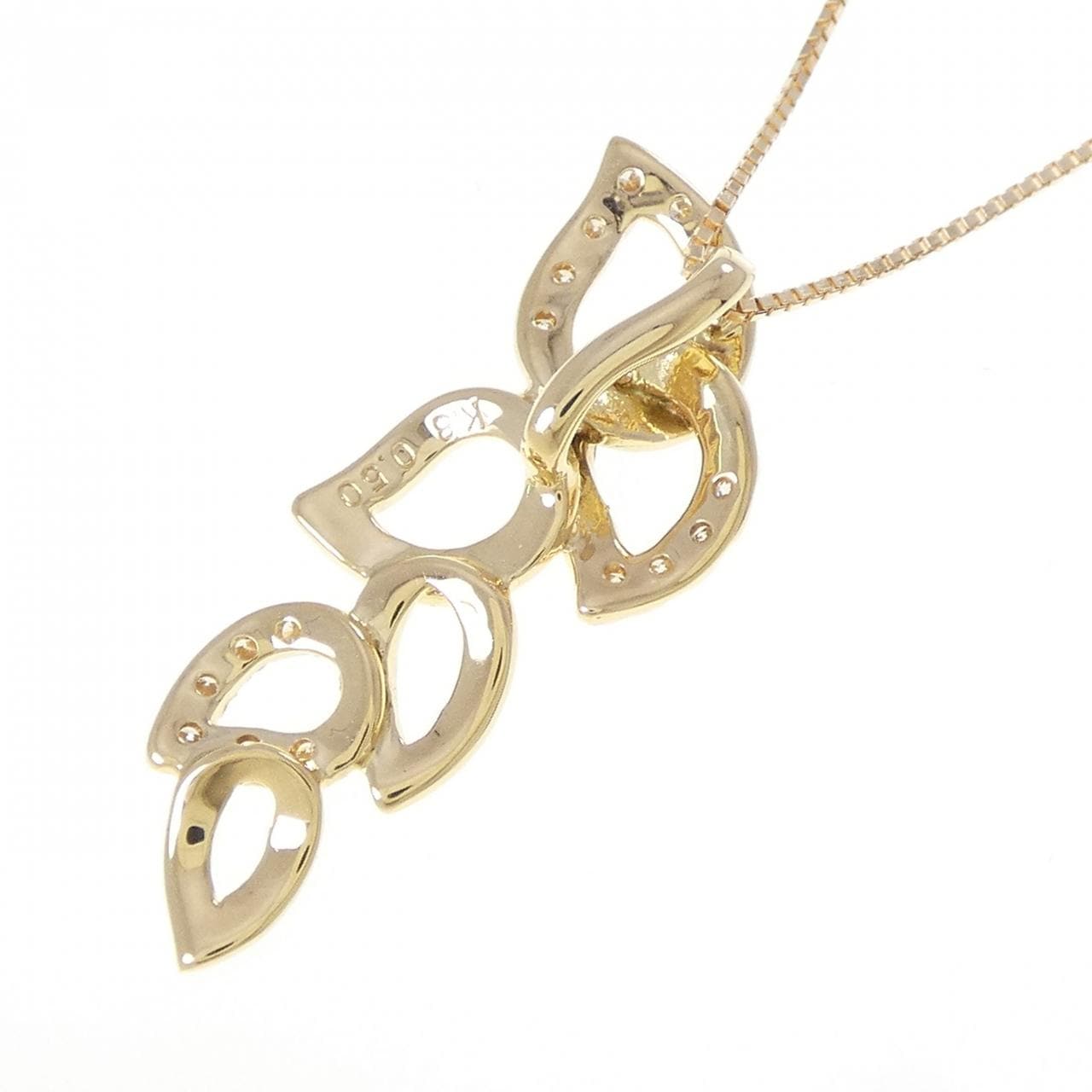 K18YG ダイヤモンド ネックレス 0.50CT