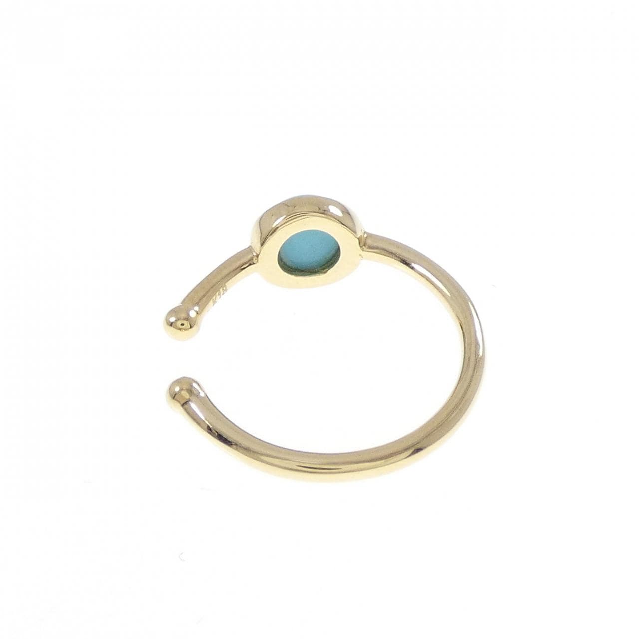 ジーエスティービー ターコイズ イヤーカフ 0.40CT