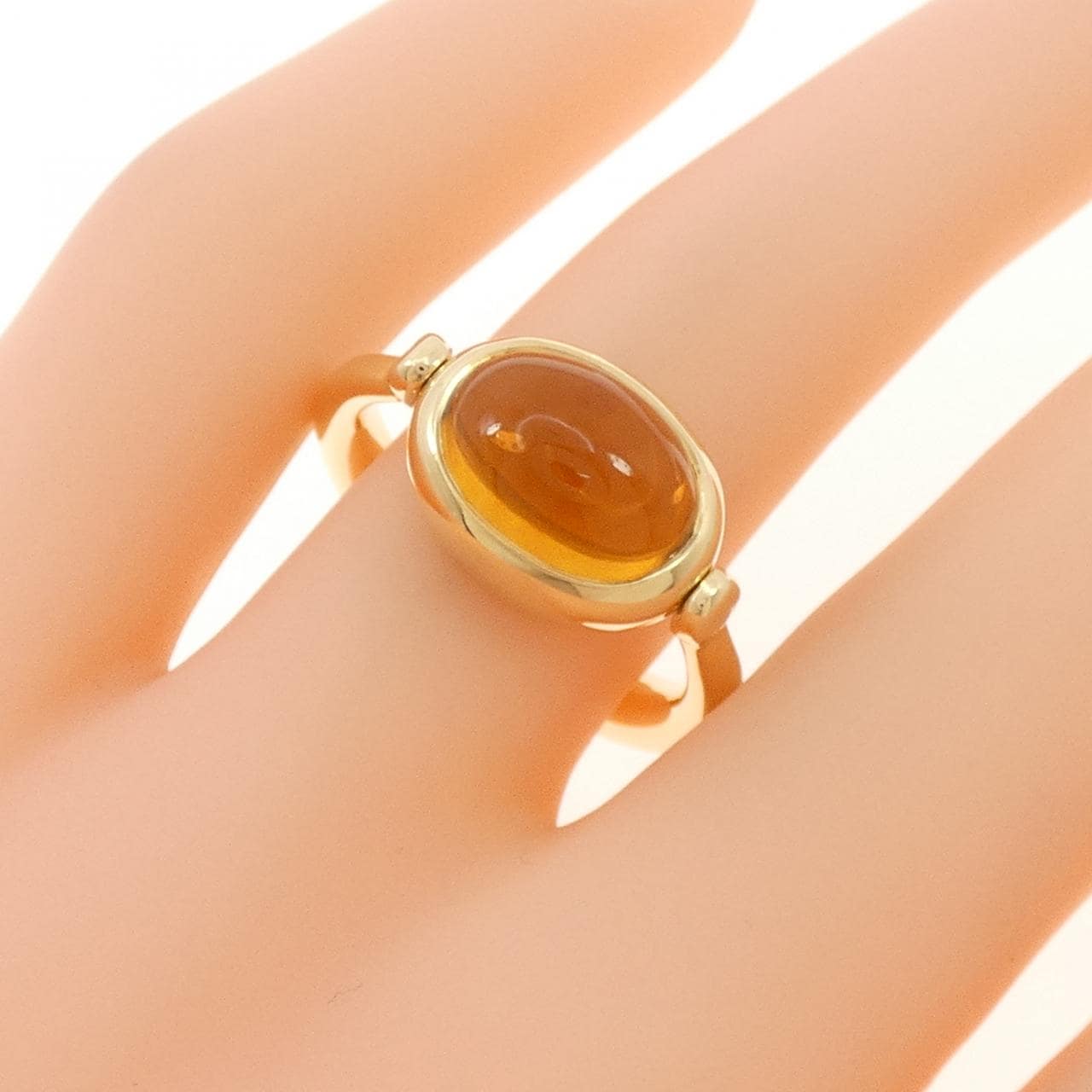 ブルガリ シトリン リング