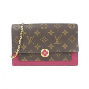 ルイヴィトン モノグラム ポルトフォイユ フロール チェーン M69578 チェーンウォレット