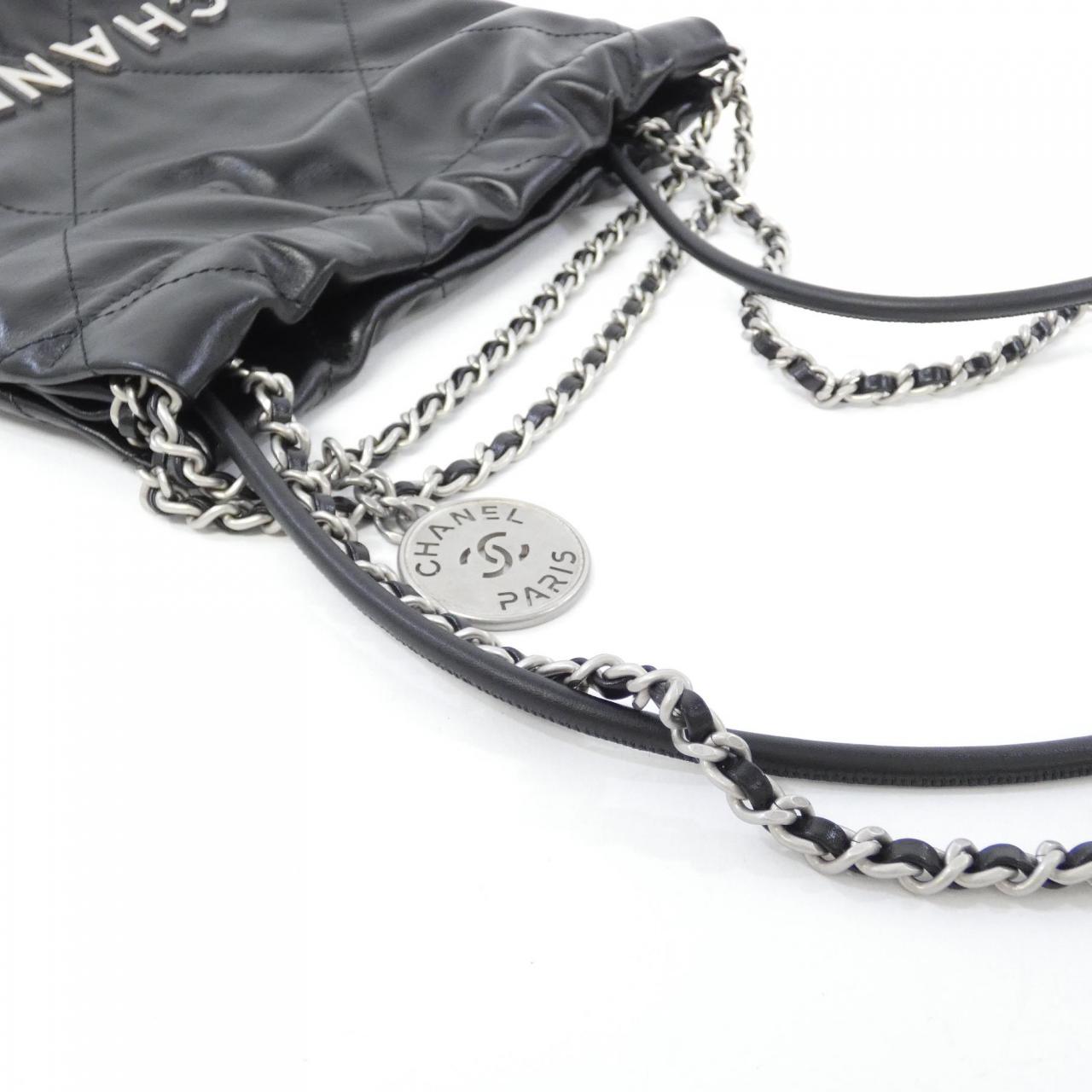 Chanel bag with online silver chain