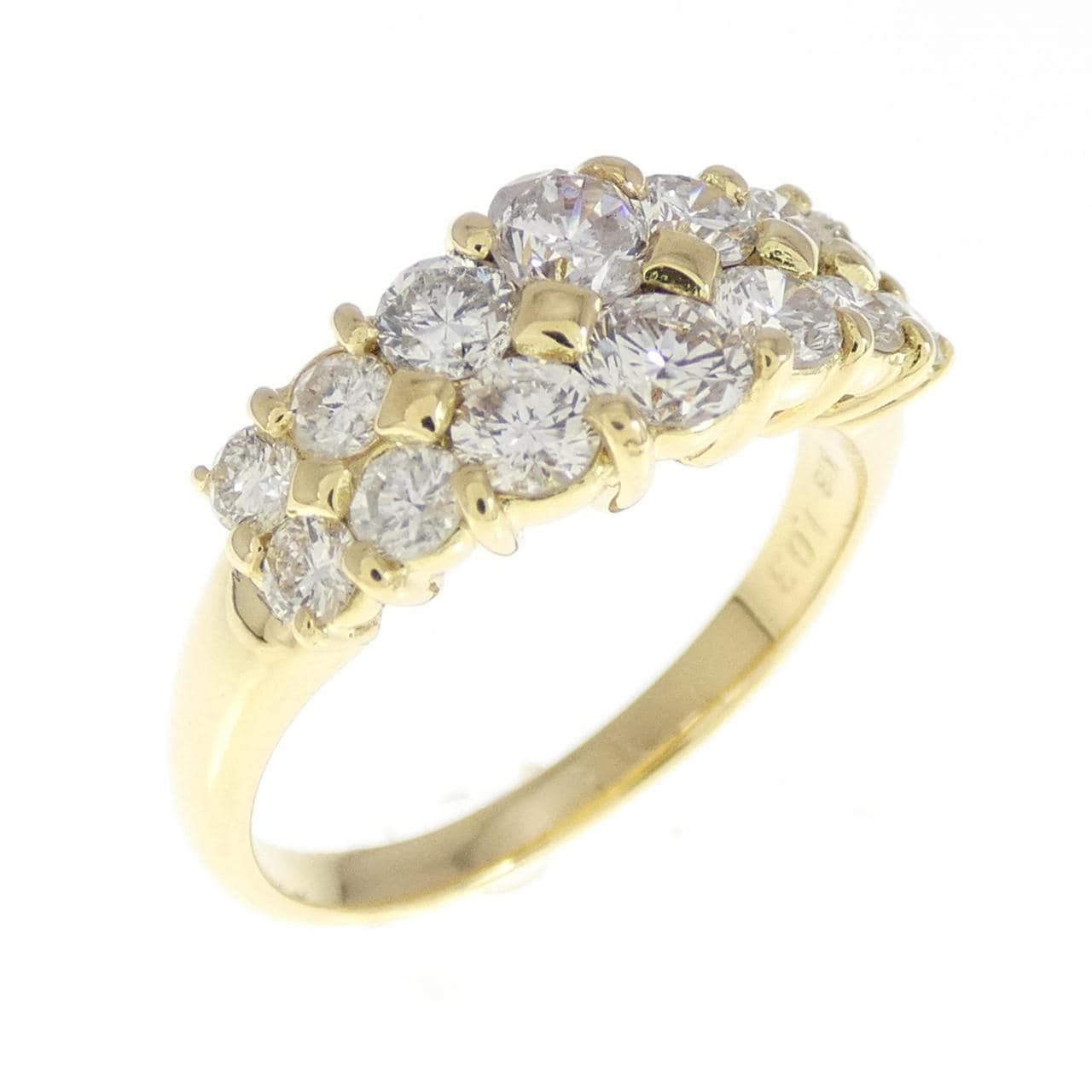 K18YG ダイヤモンド リング 1.03CT