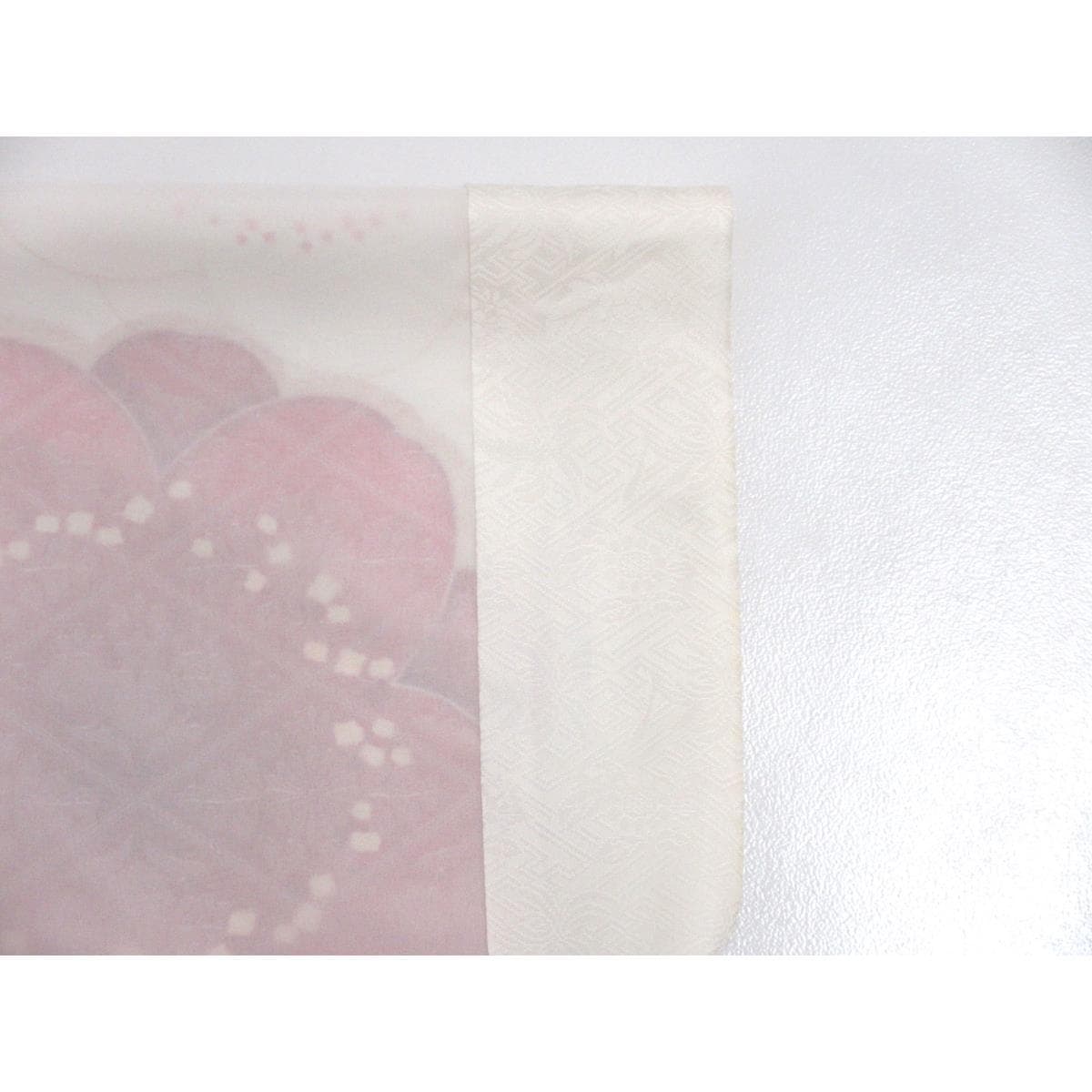 振袖　友禅金彩加工　刺繍入りボカシ染