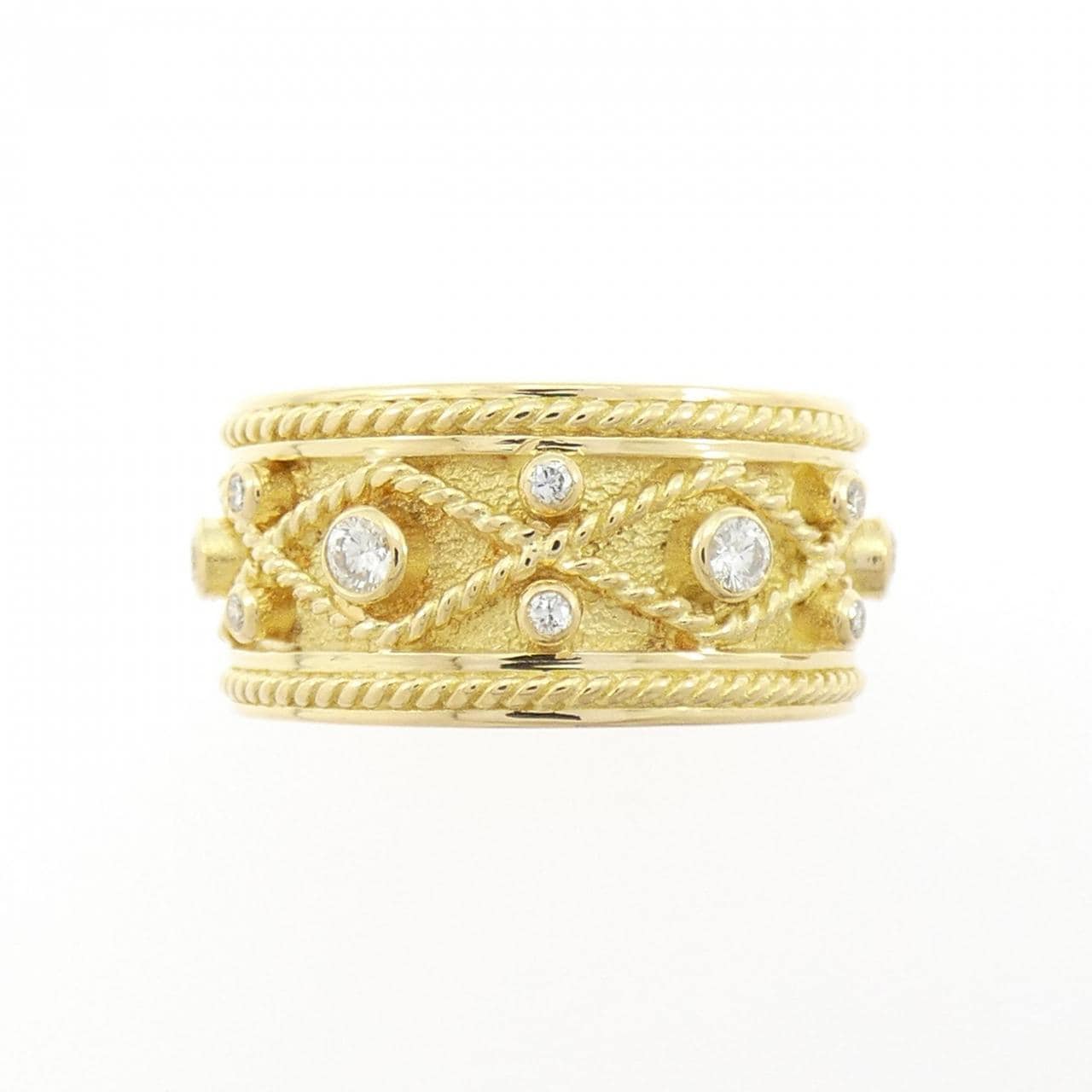 750YG ダイヤモンド リング