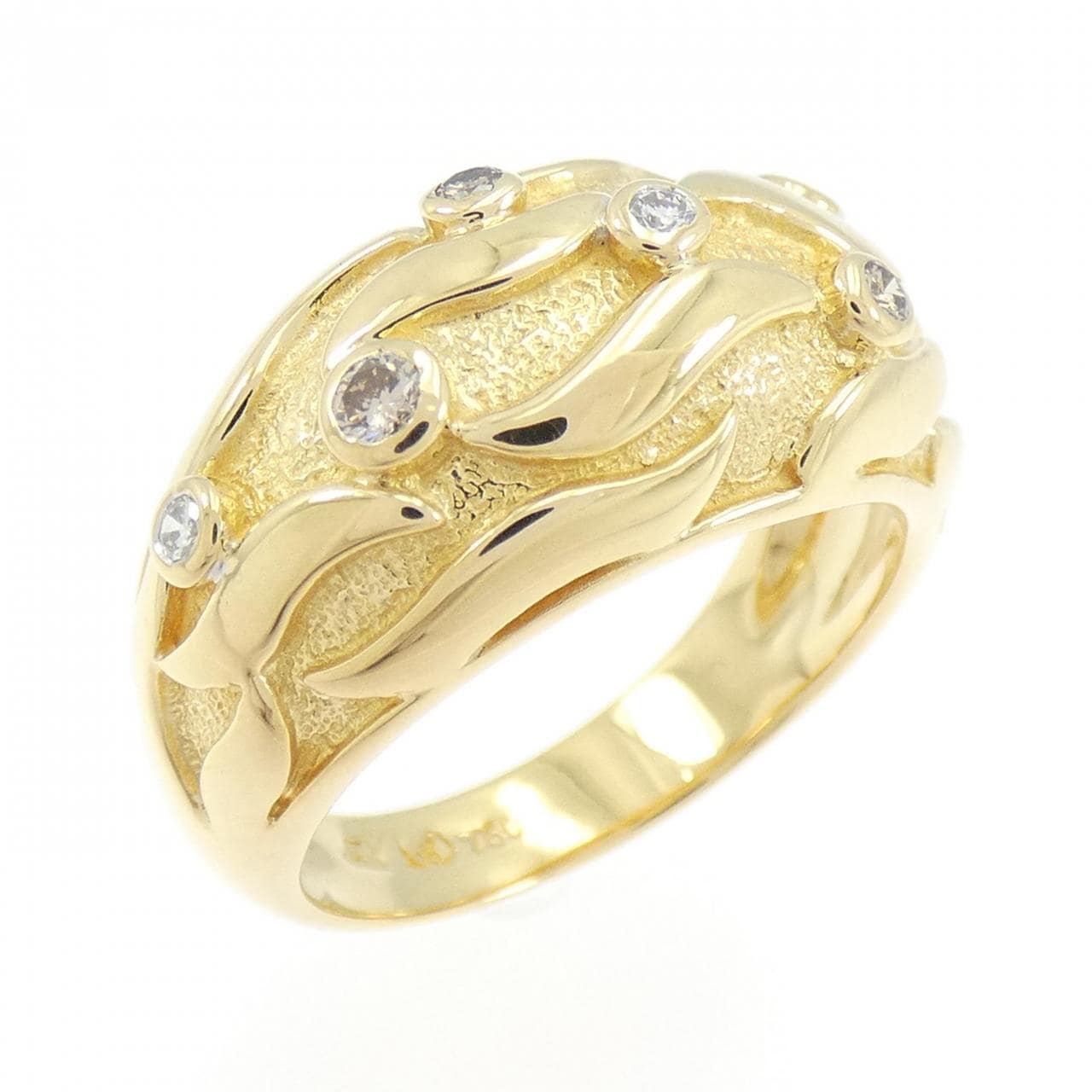 750YG ダイヤモンド リング