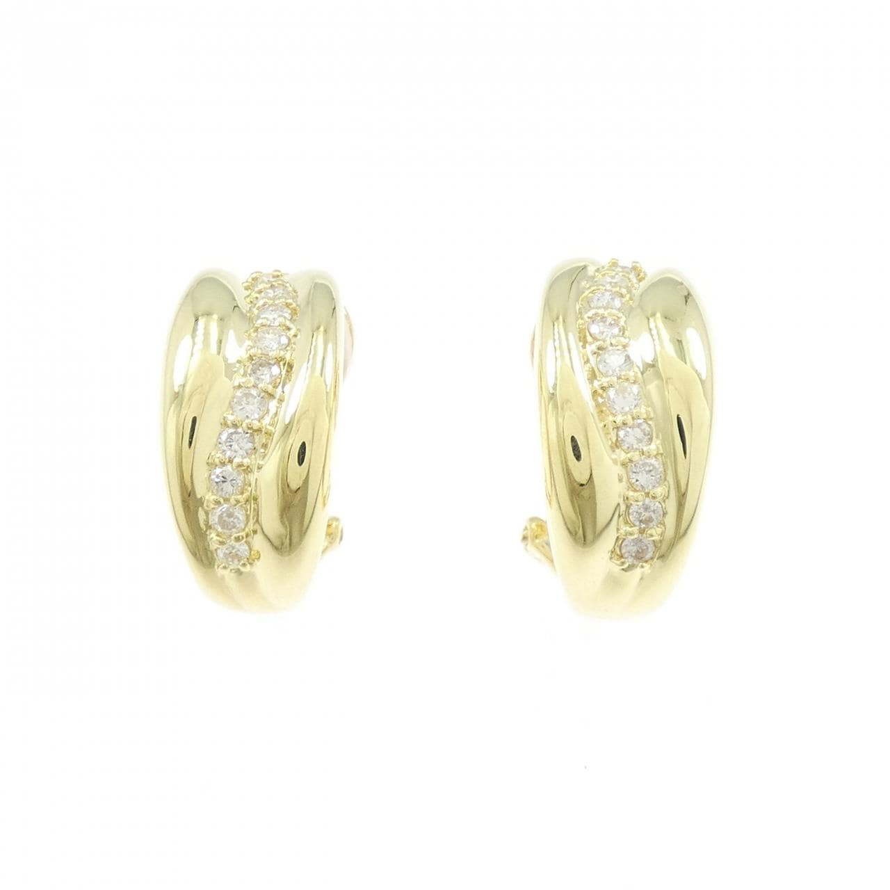 K18YG ダイヤモンド ピアス 0.40CT