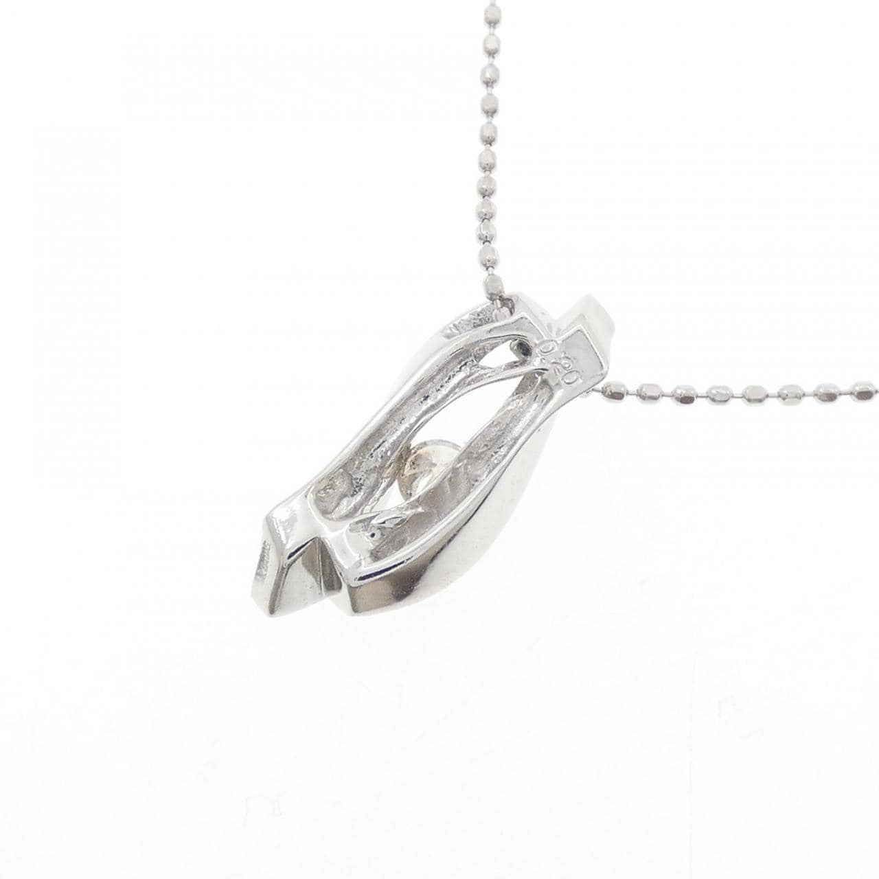 K18WG ダイヤモンド ネックレス 0.20CT