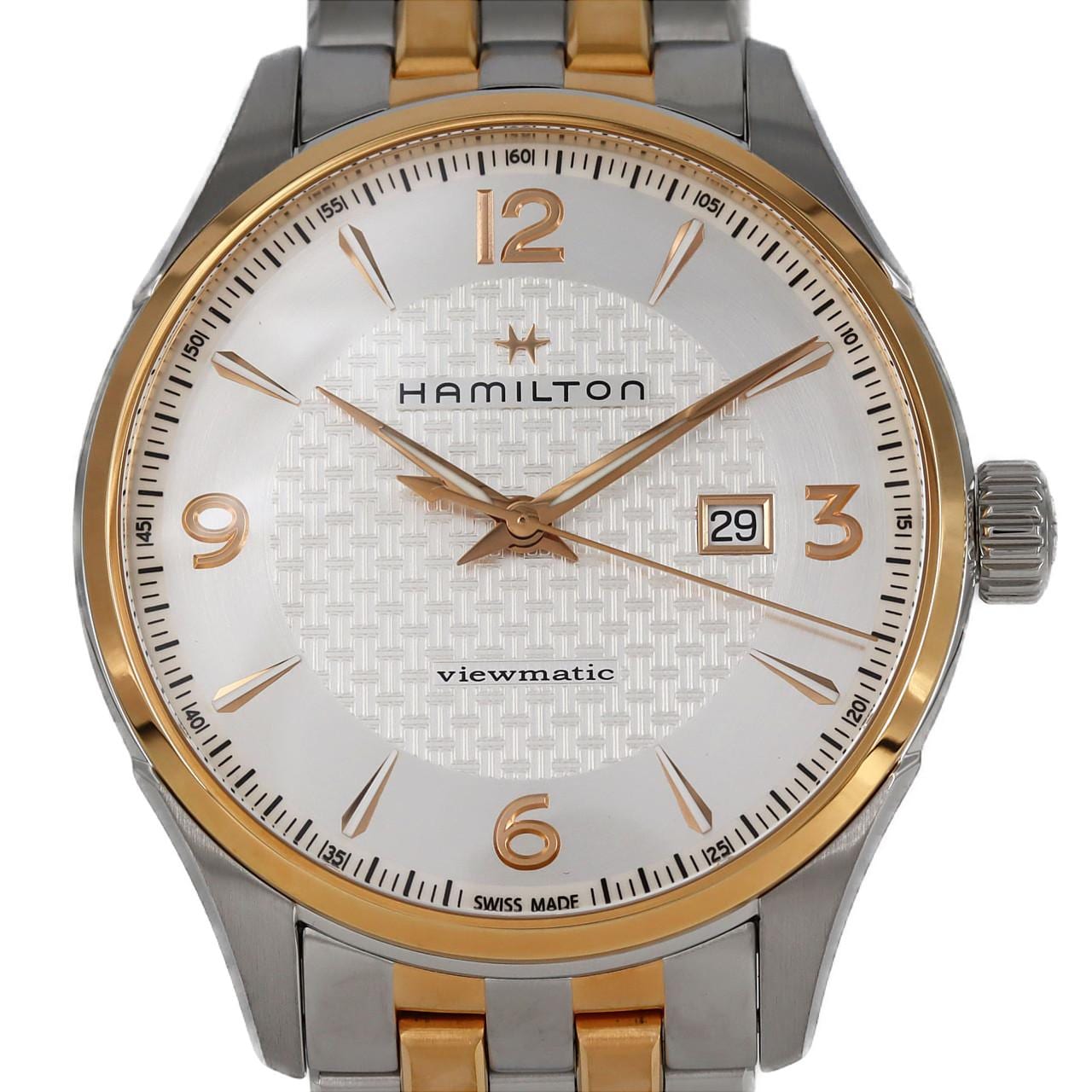 [BRAND NEW] HAMILTON Jazzmaster Viewmatic Combi H427250/H42725151 SSxGP Automatic