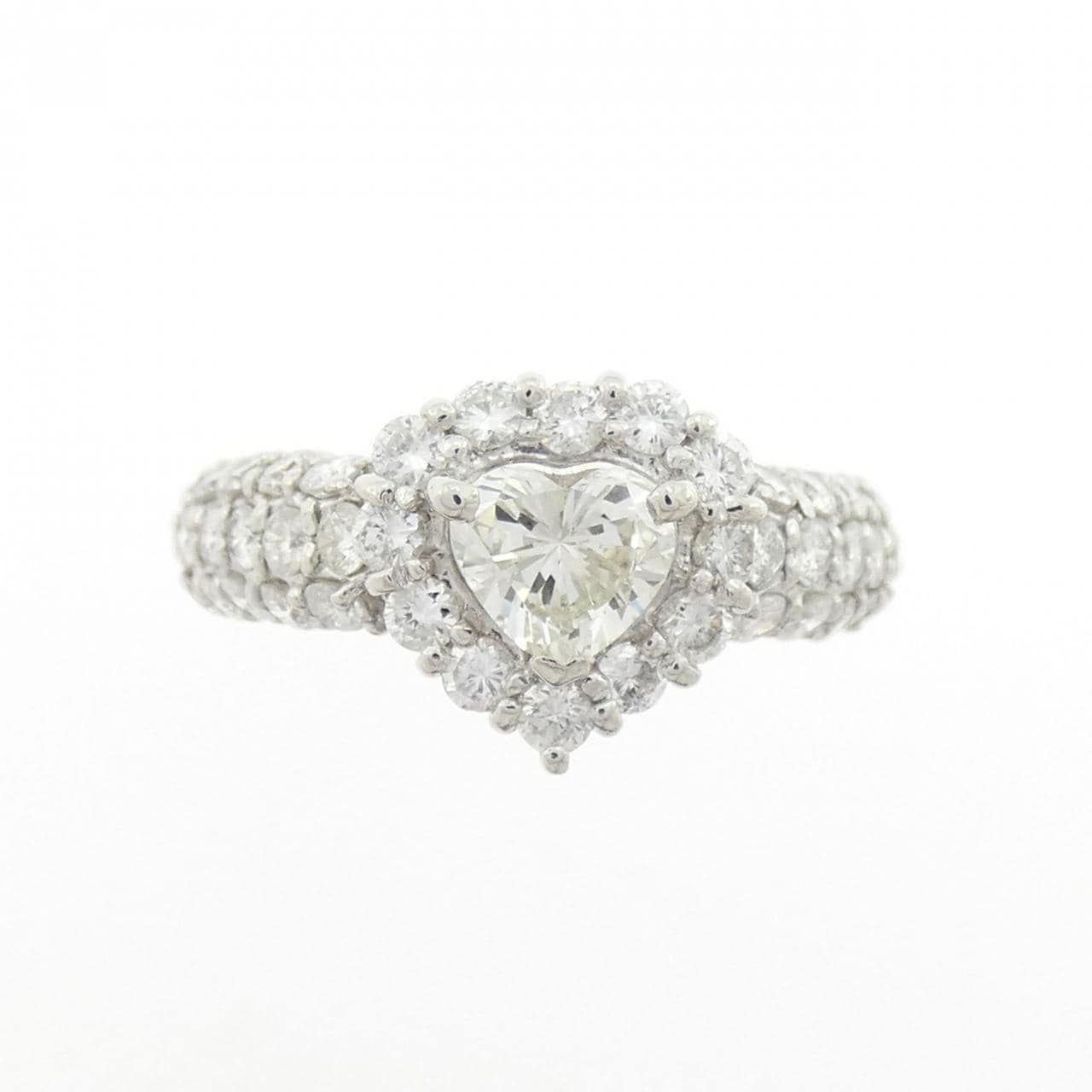 PT900 Heart Diamond Ring 0.45CT