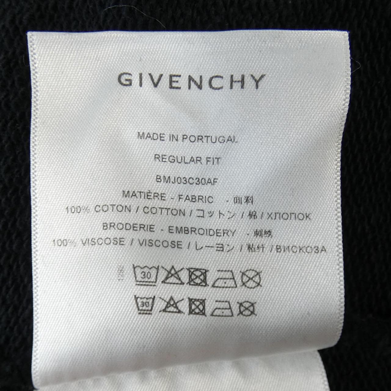 ジバンシー GIVENCHY BMJ03C30AF スウェット