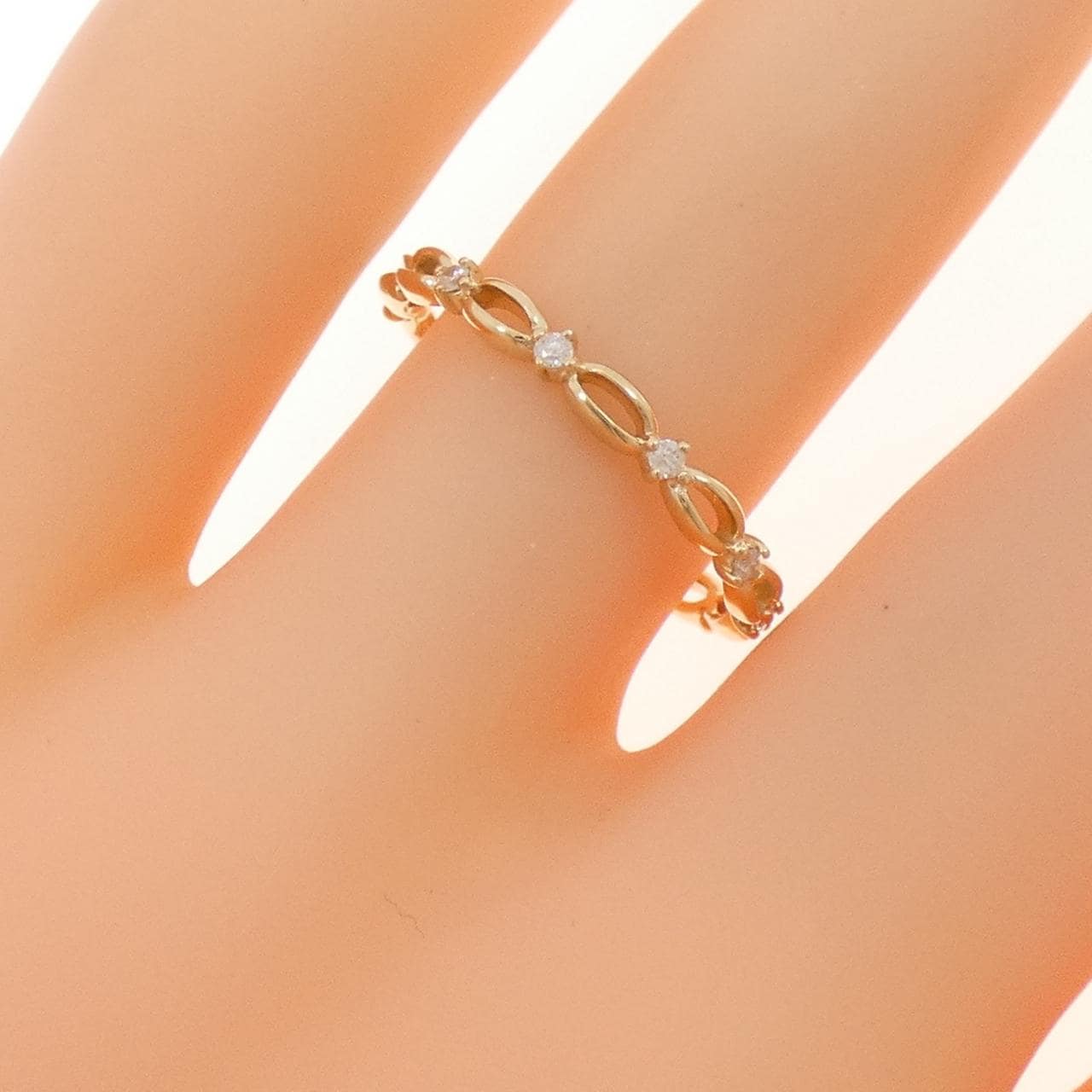 K10YG ダイヤモンド リング