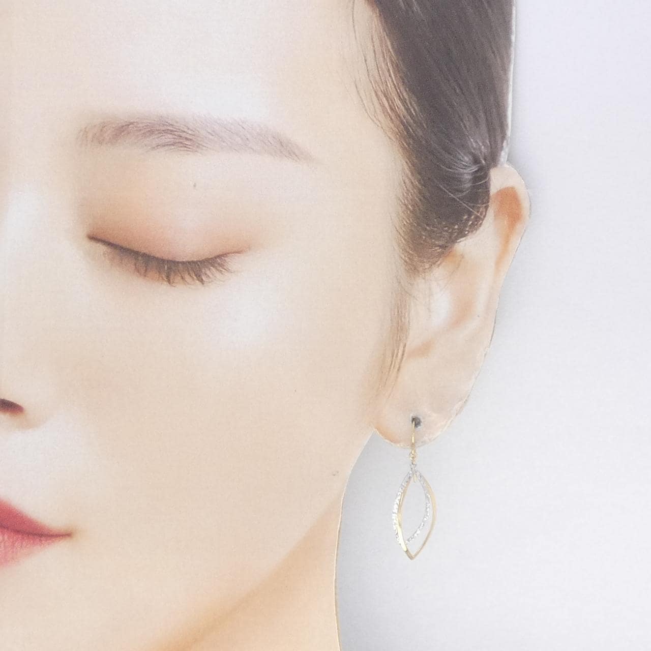 K18YG/K18WG ピアス