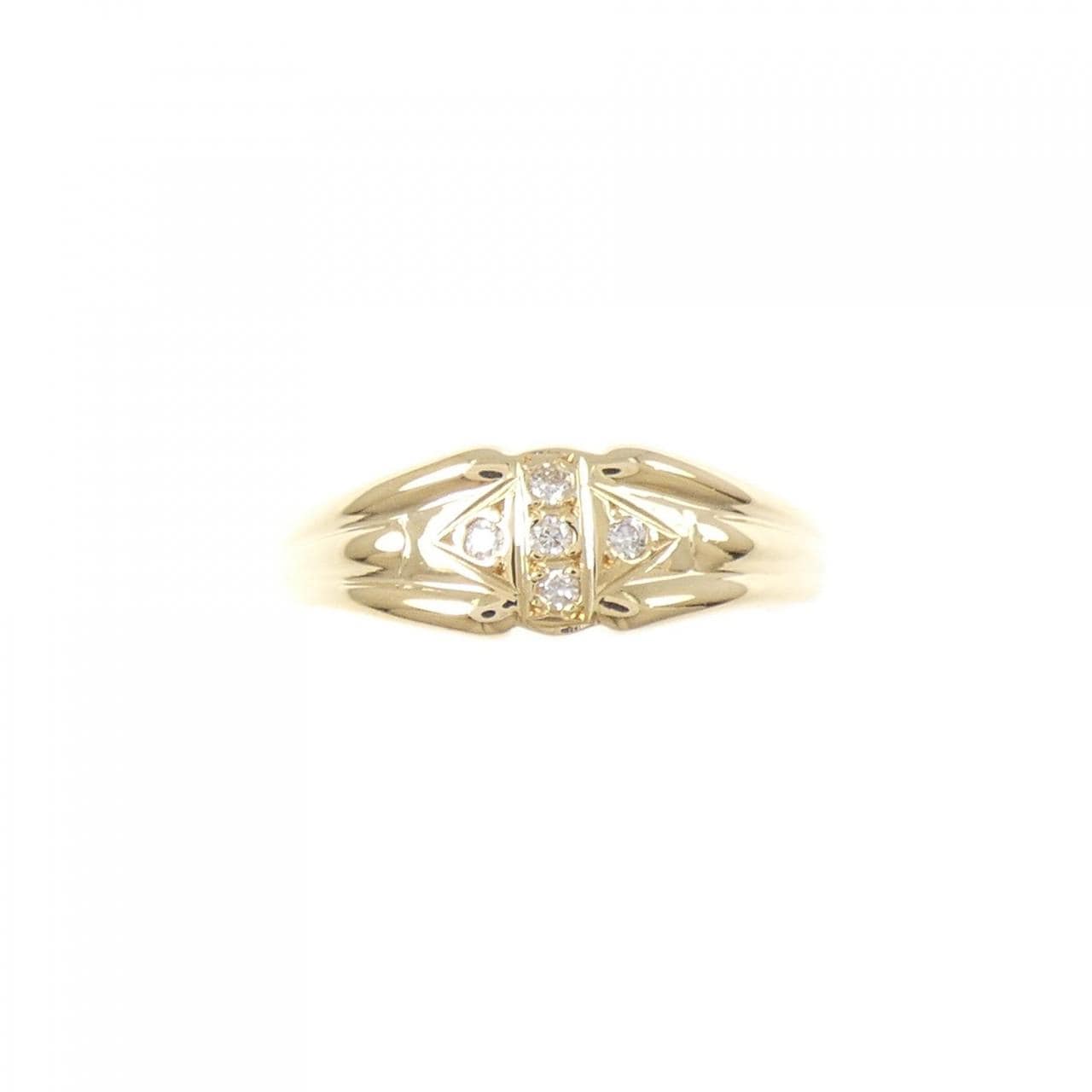 K18YG ダイヤモンド リング 0.05CT
