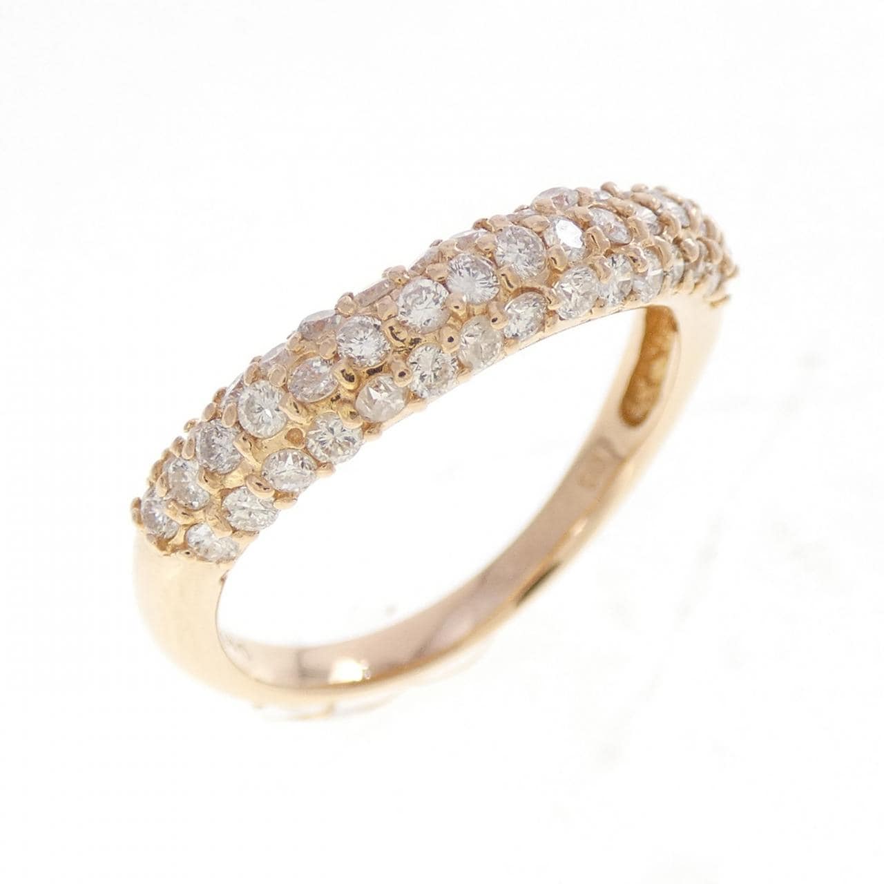 K18PG ダイヤモンド リング 0.90CT