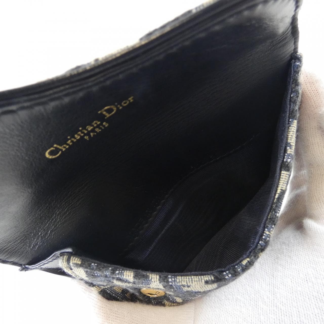 クリスチャンディオール DIOR OBLIQUE サドル コスモス ジップ カード ホルダー S5692CTZQ コインケース