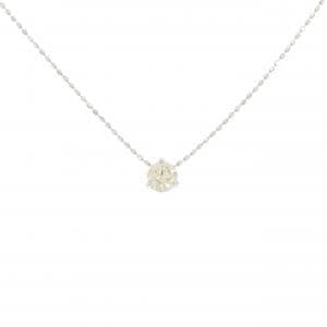K18WG ダイヤモンド ネックレス 0.27CT