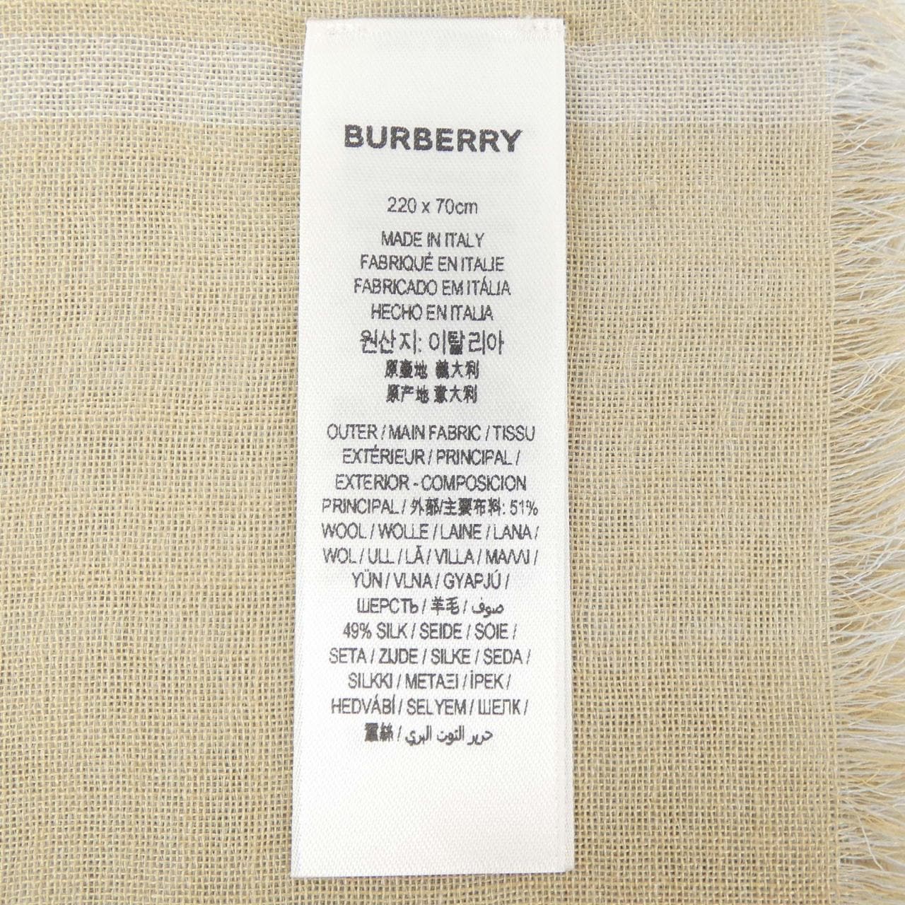 バーバリー BURBERRY STOLE