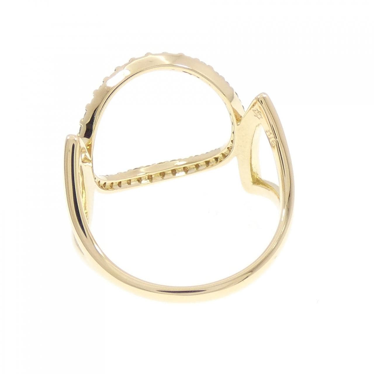 K18YG ダイヤモンド リング 0.26CT