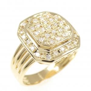 K18YG ダイヤモンド リング 0.28CT