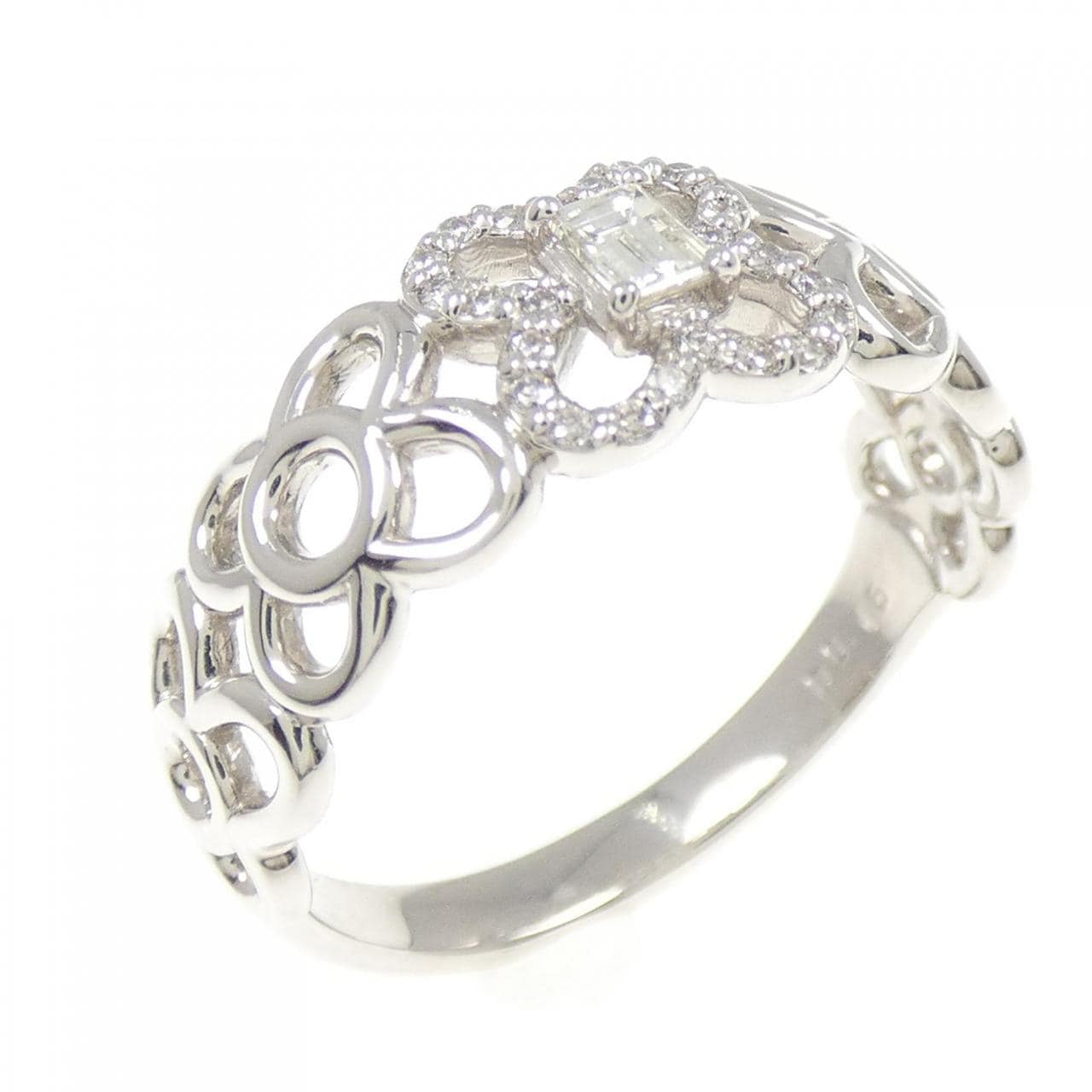 【新品】PT900 ダイヤモンド リング 0.15CT
