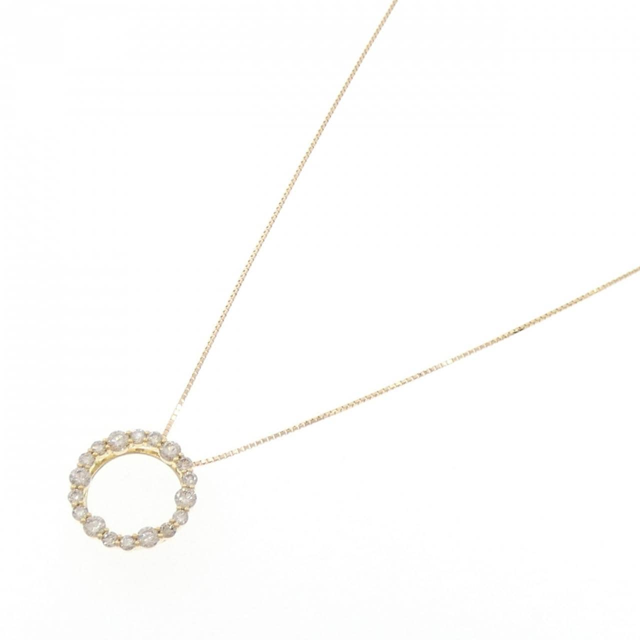 K18YG ダイヤモンド ネックレス 1.00CT