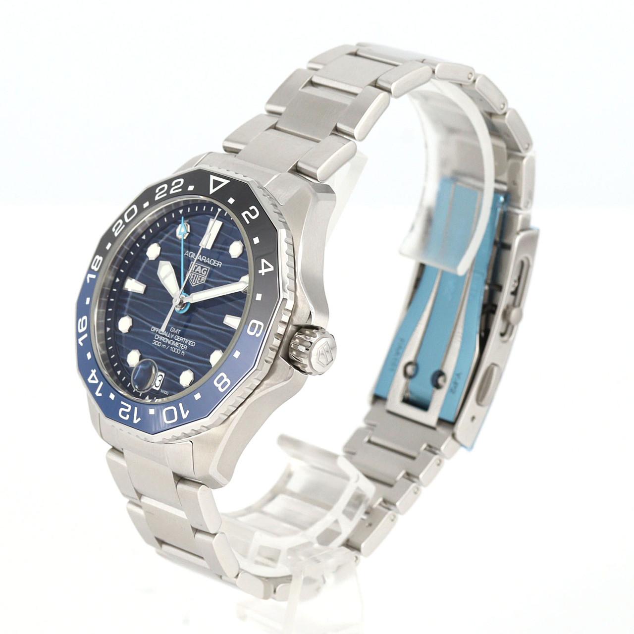 【新品】タグ･ホイヤー アクアレーサーGMT WBP5114.BA0013 SS 自動巻